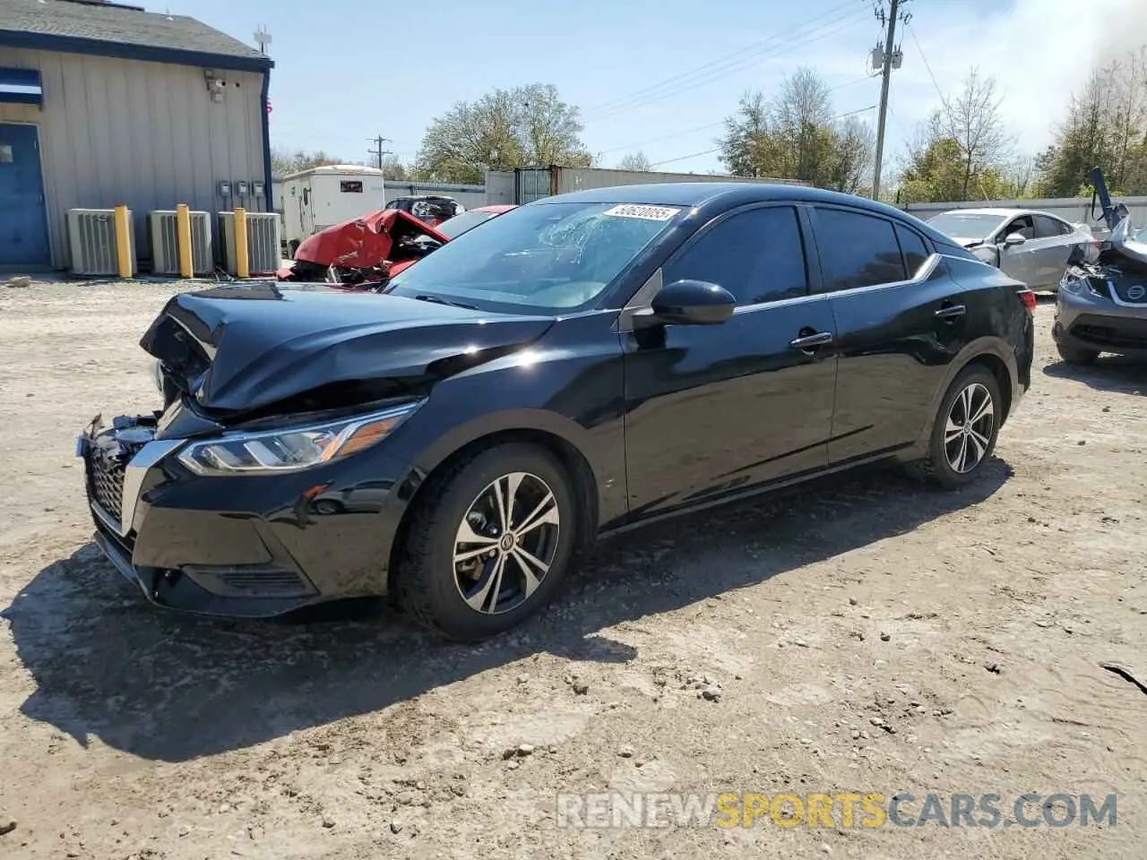 1 Photograph of a damaged car 3N1AB8CV9MY320923 NISSAN SENTRA 2021
