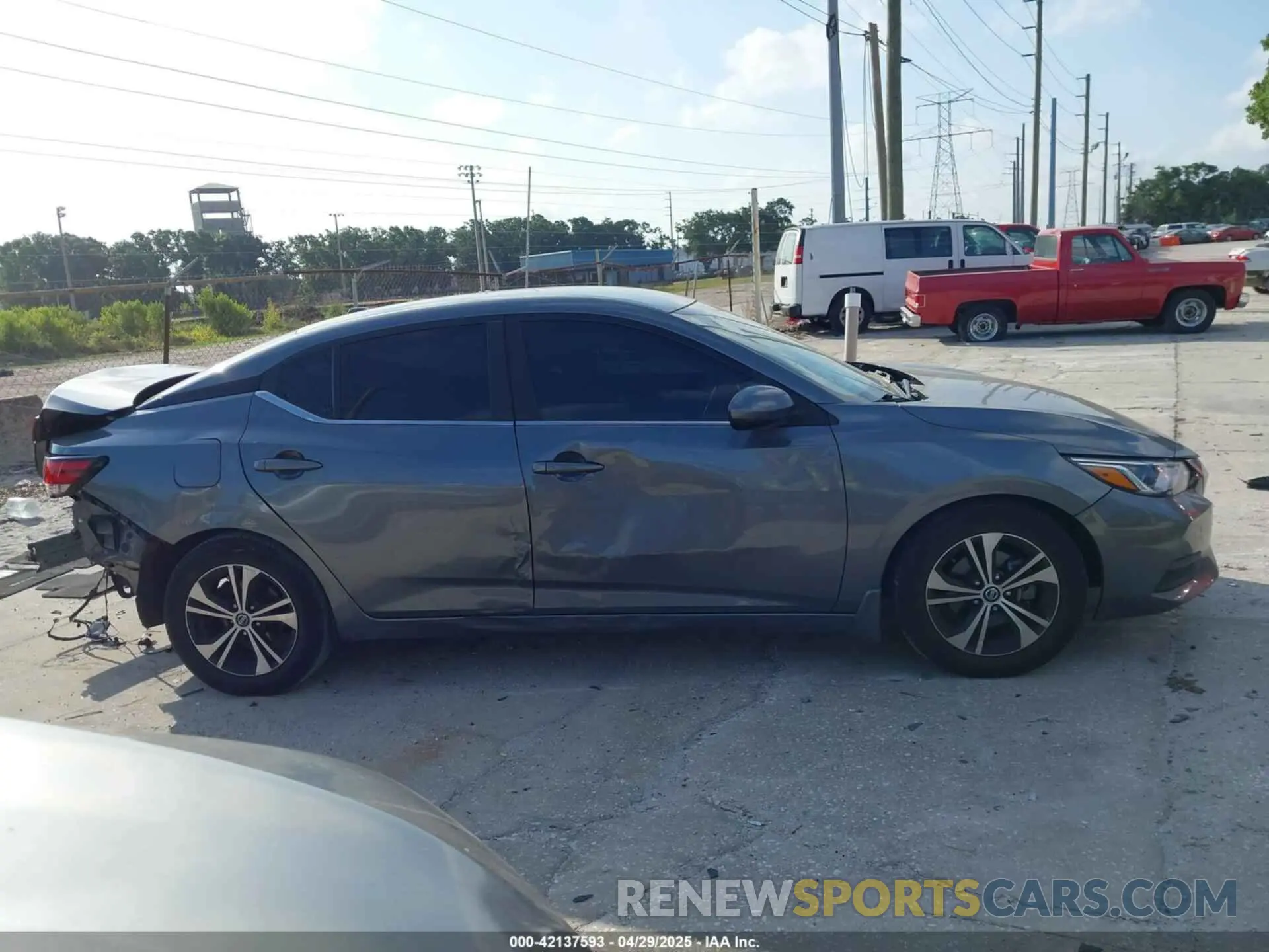 14 Photograph of a damaged car 3N1AB8CV9MY325426 NISSAN SENTRA 2021
