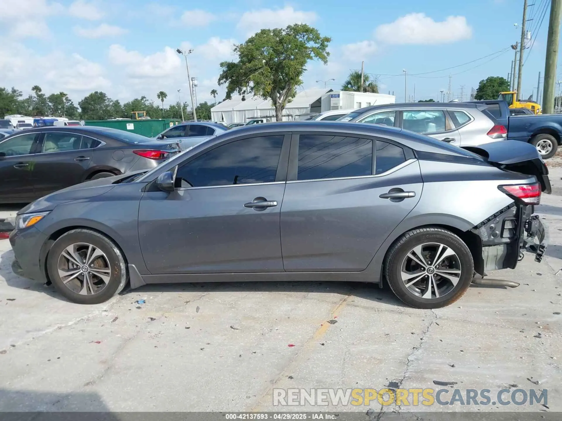 15 Photograph of a damaged car 3N1AB8CV9MY325426 NISSAN SENTRA 2021
