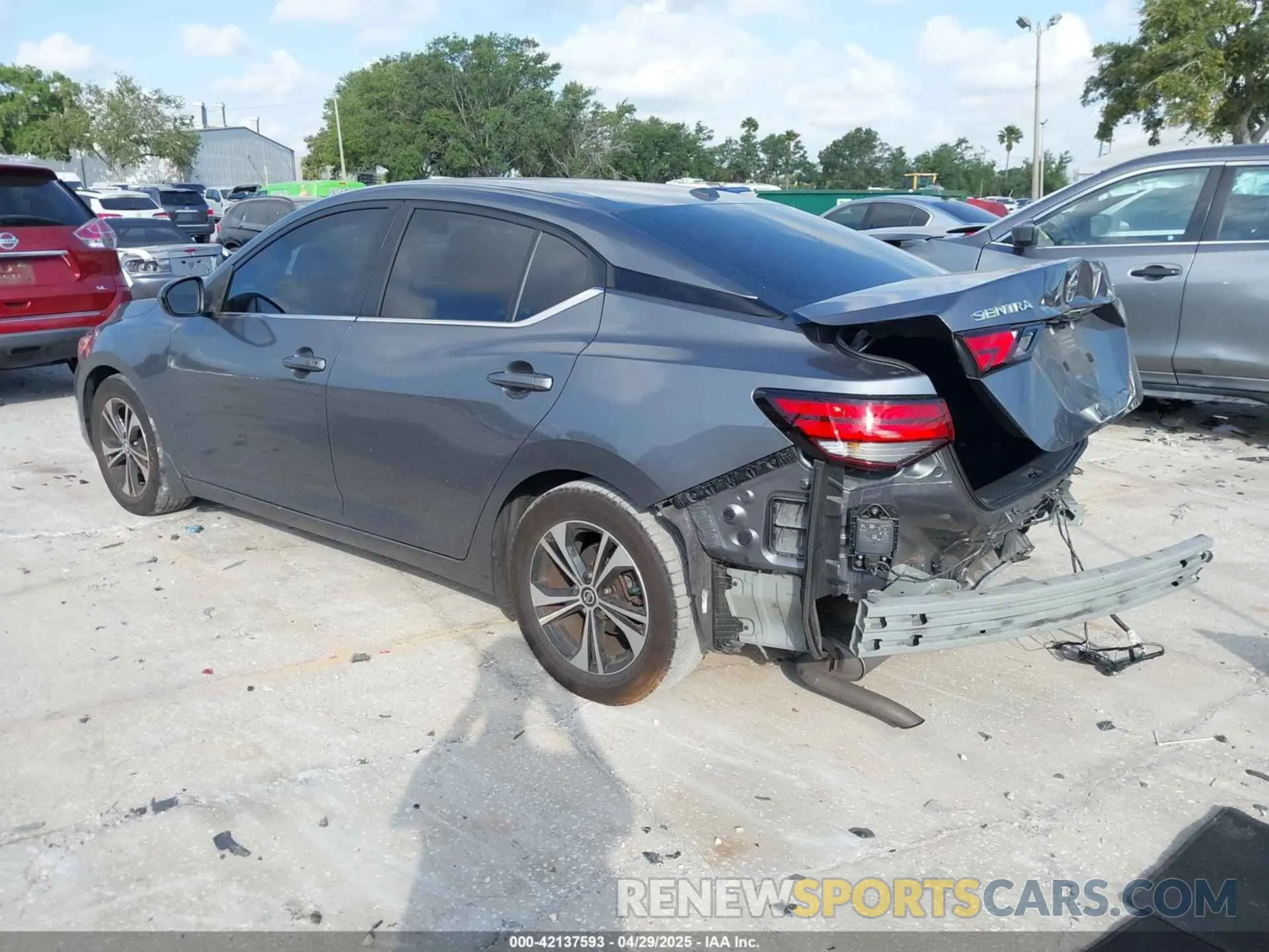 3 Photograph of a damaged car 3N1AB8CV9MY325426 NISSAN SENTRA 2021