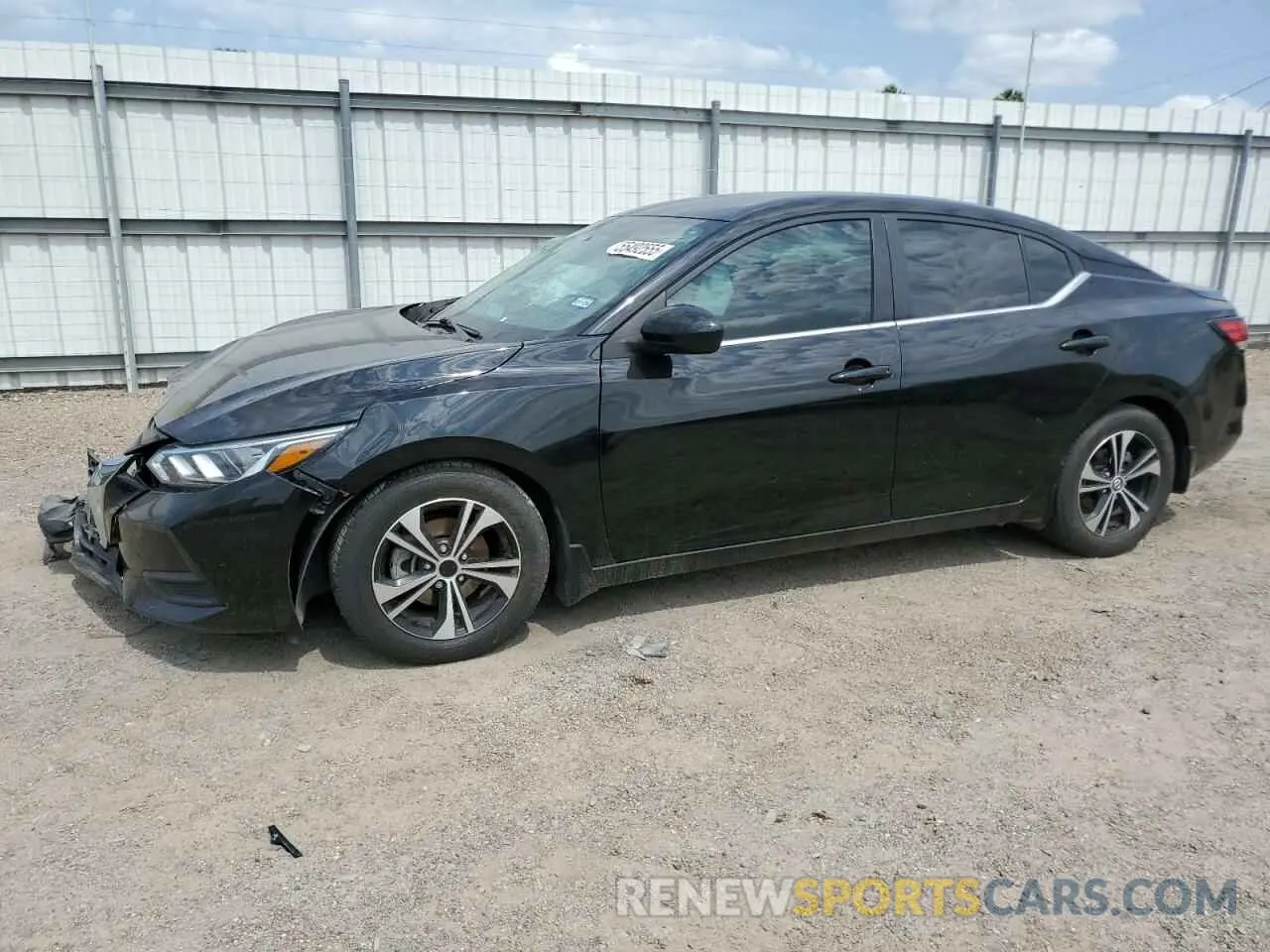 1 Photograph of a damaged car 3N1AB8CVXMY204467 NISSAN SENTRA 2021