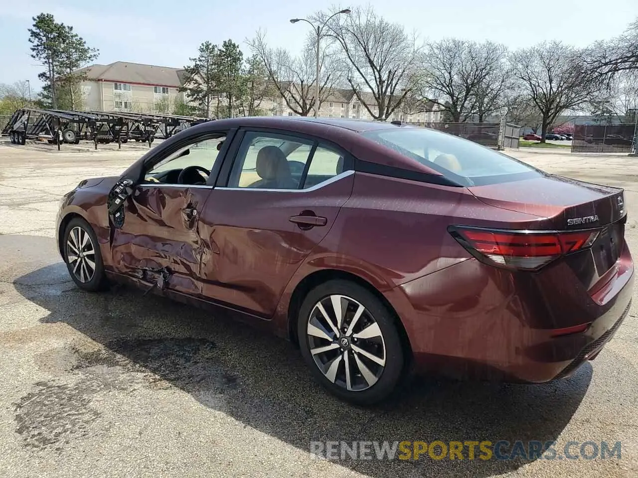 2 Photograph of a damaged car 3N1AB8CVXMY206073 NISSAN SENTRA 2021