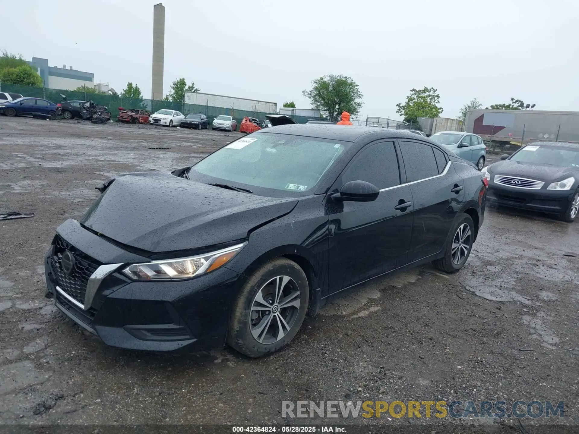 2 Photograph of a damaged car 3N1AB8CVXMY215209 NISSAN SENTRA 2021