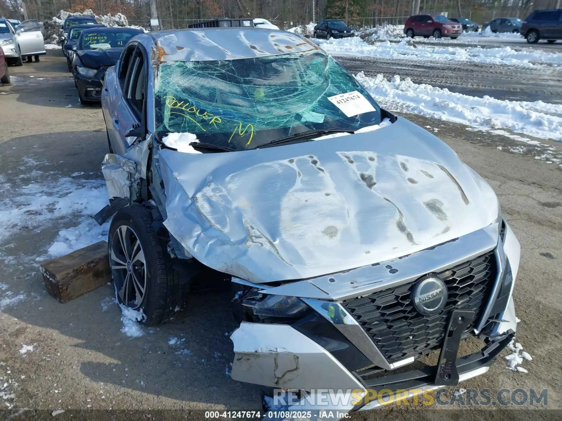 6 Photograph of a damaged car 3N1AB8CVXMY237792 NISSAN SENTRA 2021