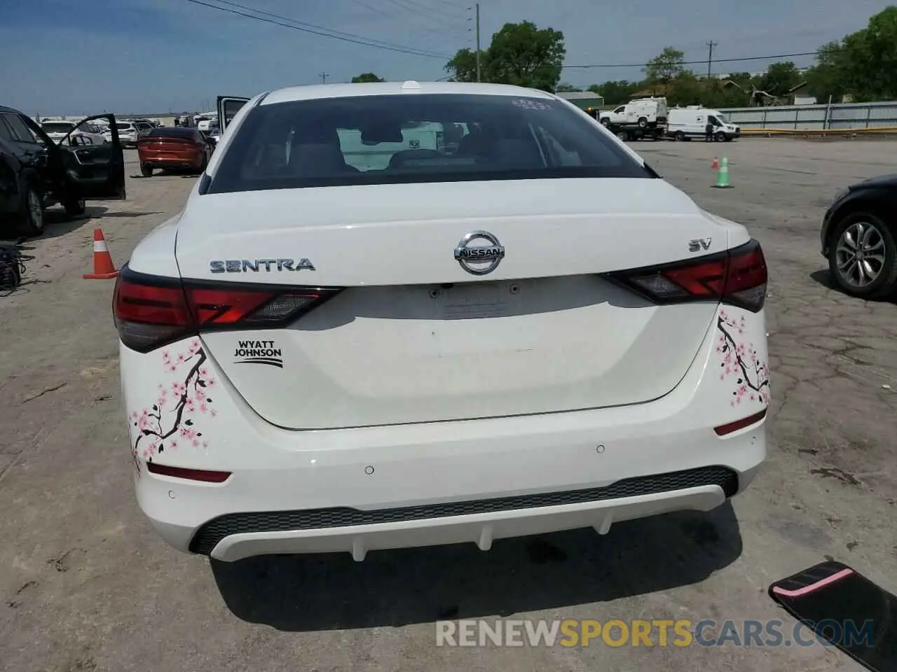 6 Photograph of a damaged car 3N1AB8CVXMY245794 NISSAN SENTRA 2021