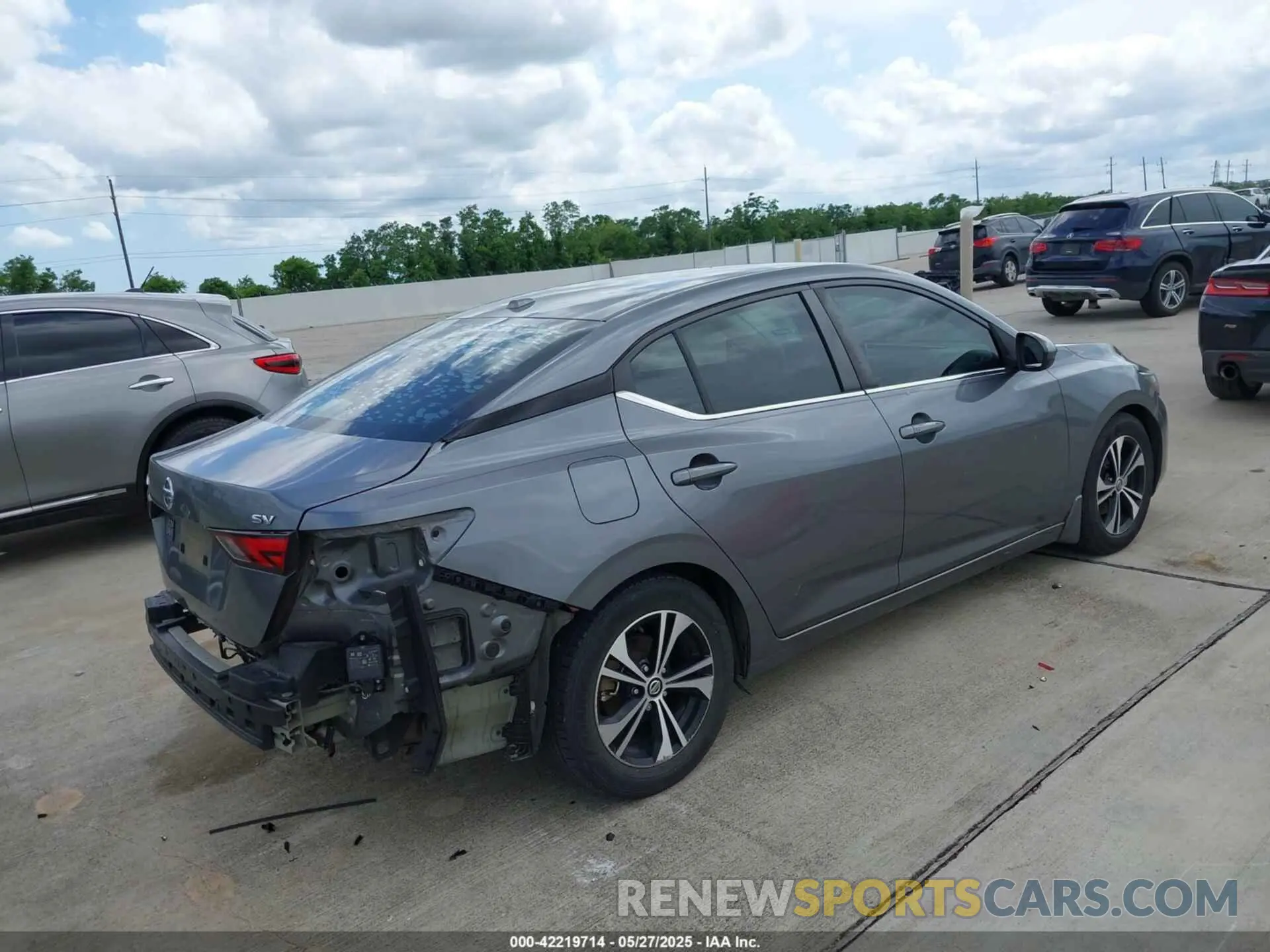 4 Photograph of a damaged car 3N1AB8CVXMY245939 NISSAN SENTRA 2021
