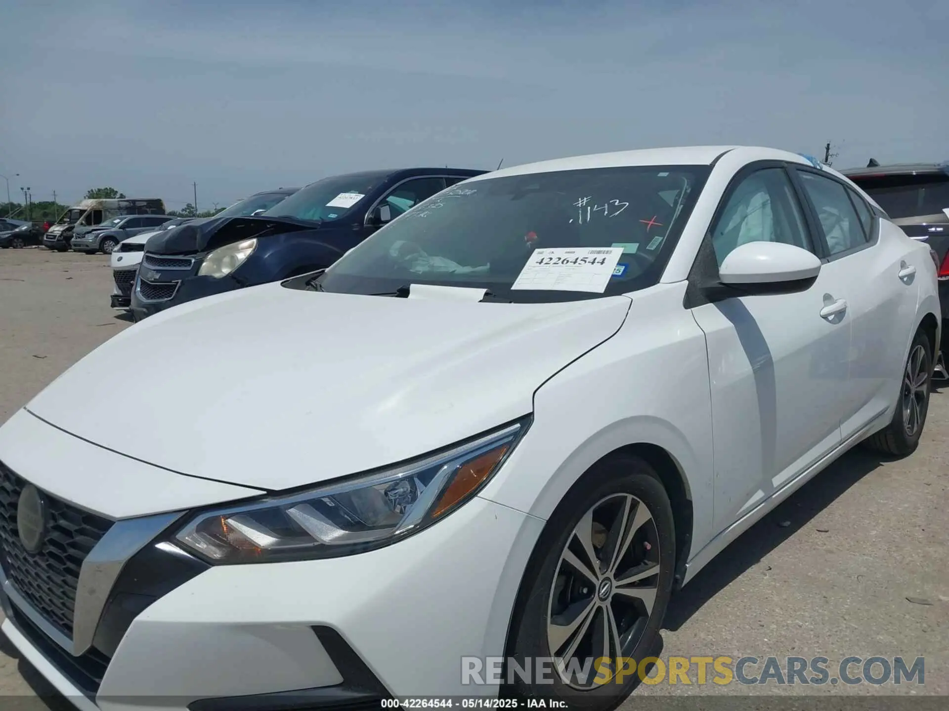 2 Photograph of a damaged car 3N1AB8CVXMY251143 NISSAN SENTRA 2021