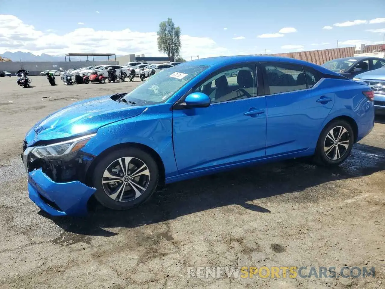 1 Photograph of a damaged car 3N1AB8CVXMY262837 NISSAN SENTRA 2021