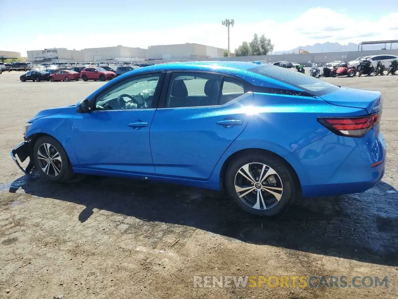2 Photograph of a damaged car 3N1AB8CVXMY262837 NISSAN SENTRA 2021