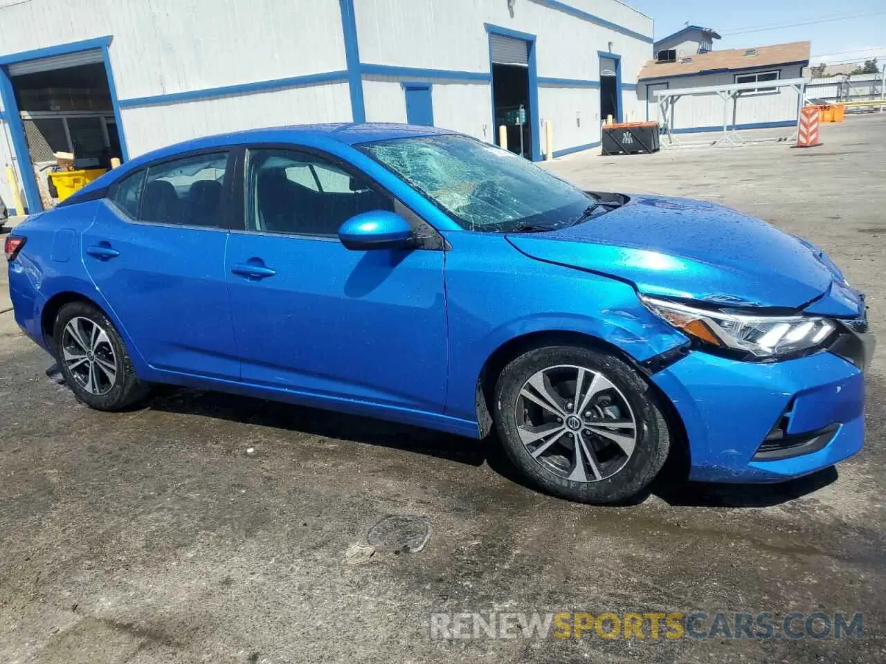 4 Photograph of a damaged car 3N1AB8CVXMY262837 NISSAN SENTRA 2021