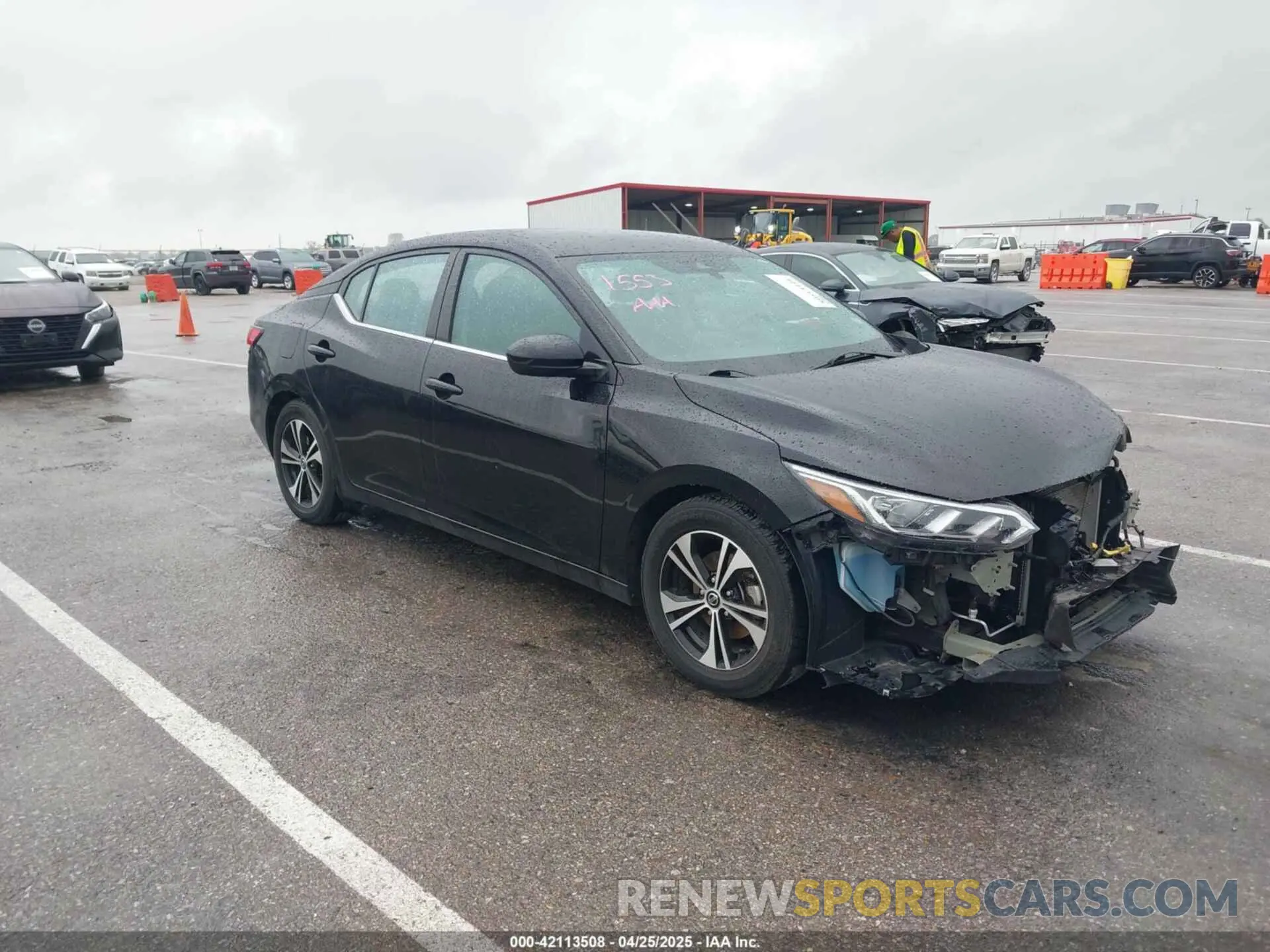 1 Photograph of a damaged car 3N1AB8CVXMY282604 NISSAN SENTRA 2021