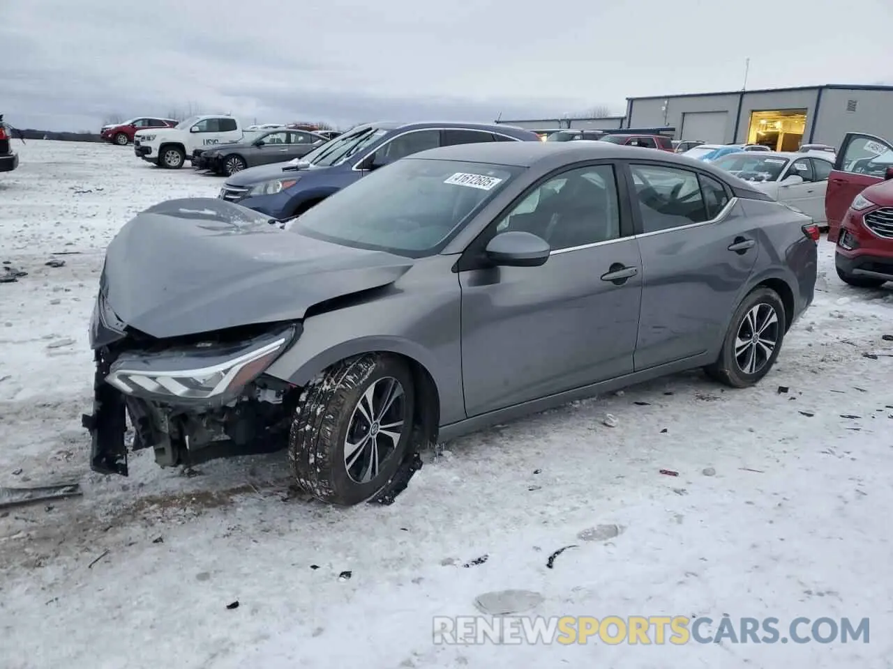 1 Photograph of a damaged car 3N1AB8CVXMY284398 NISSAN SENTRA 2021
