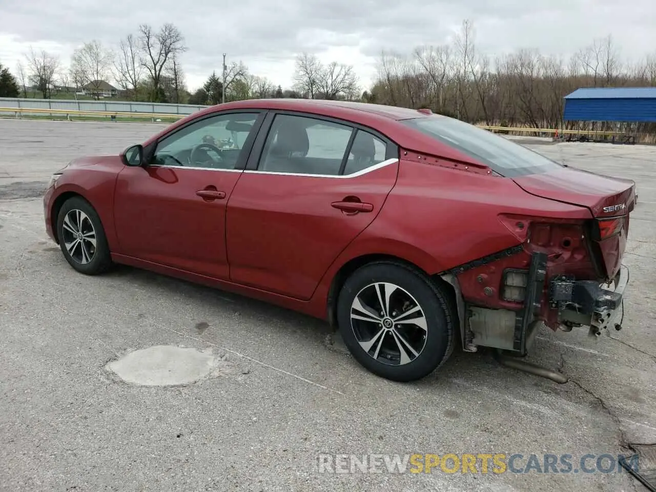 2 Photograph of a damaged car 3N1AB8CVXMY284899 NISSAN SENTRA 2021
