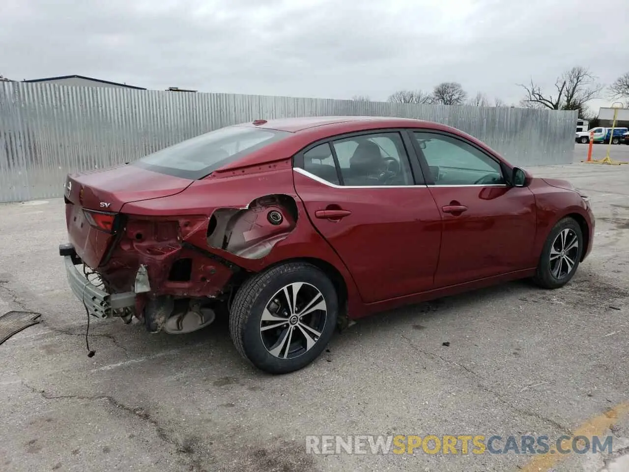 3 Photograph of a damaged car 3N1AB8CVXMY284899 NISSAN SENTRA 2021