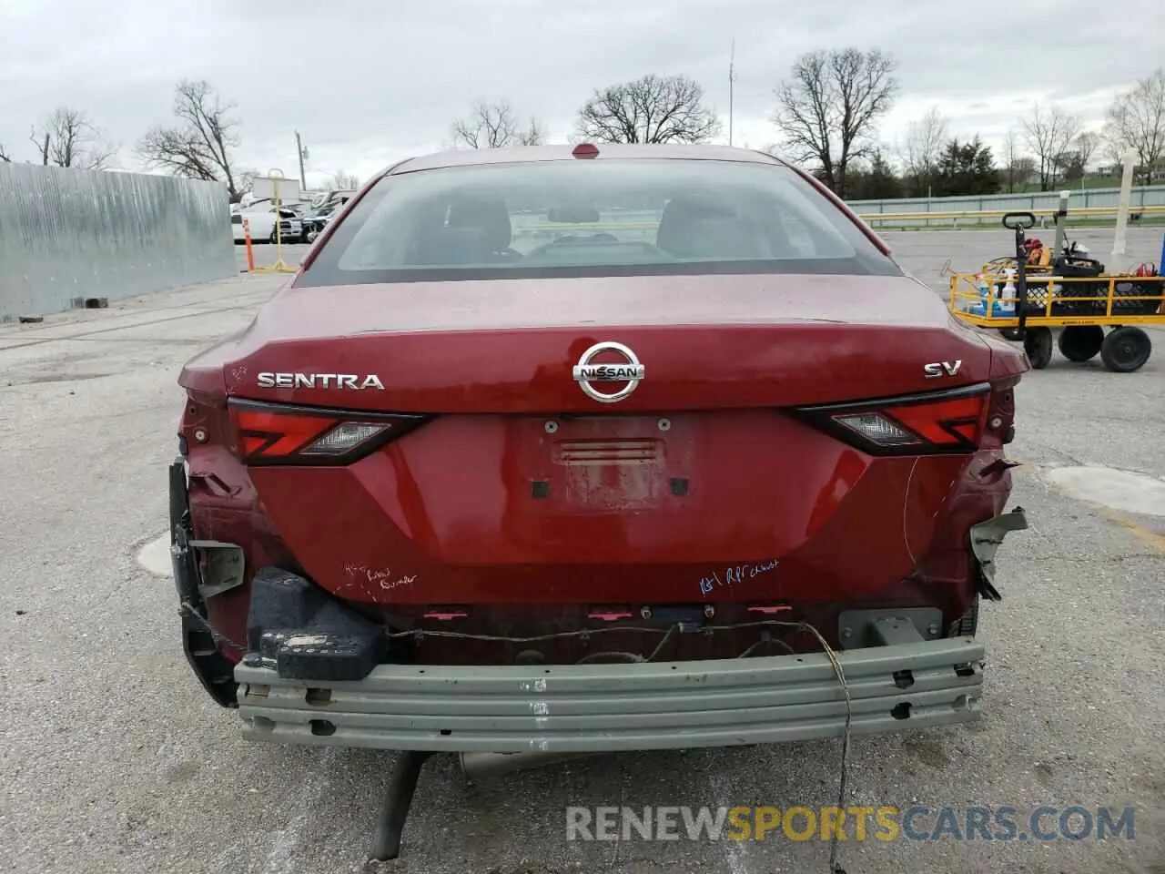 6 Photograph of a damaged car 3N1AB8CVXMY284899 NISSAN SENTRA 2021