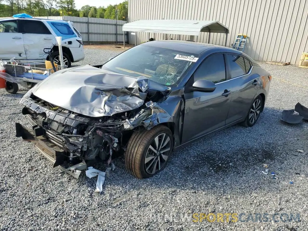 1 Photograph of a damaged car 3N1AB8CVXMY301569 NISSAN SENTRA 2021