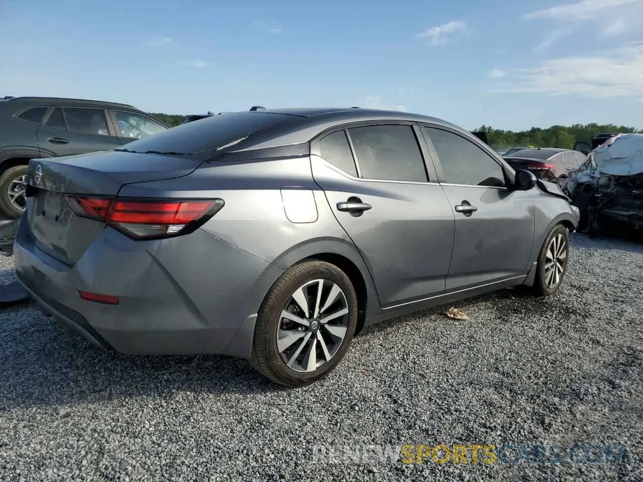 3 Photograph of a damaged car 3N1AB8CVXMY301569 NISSAN SENTRA 2021