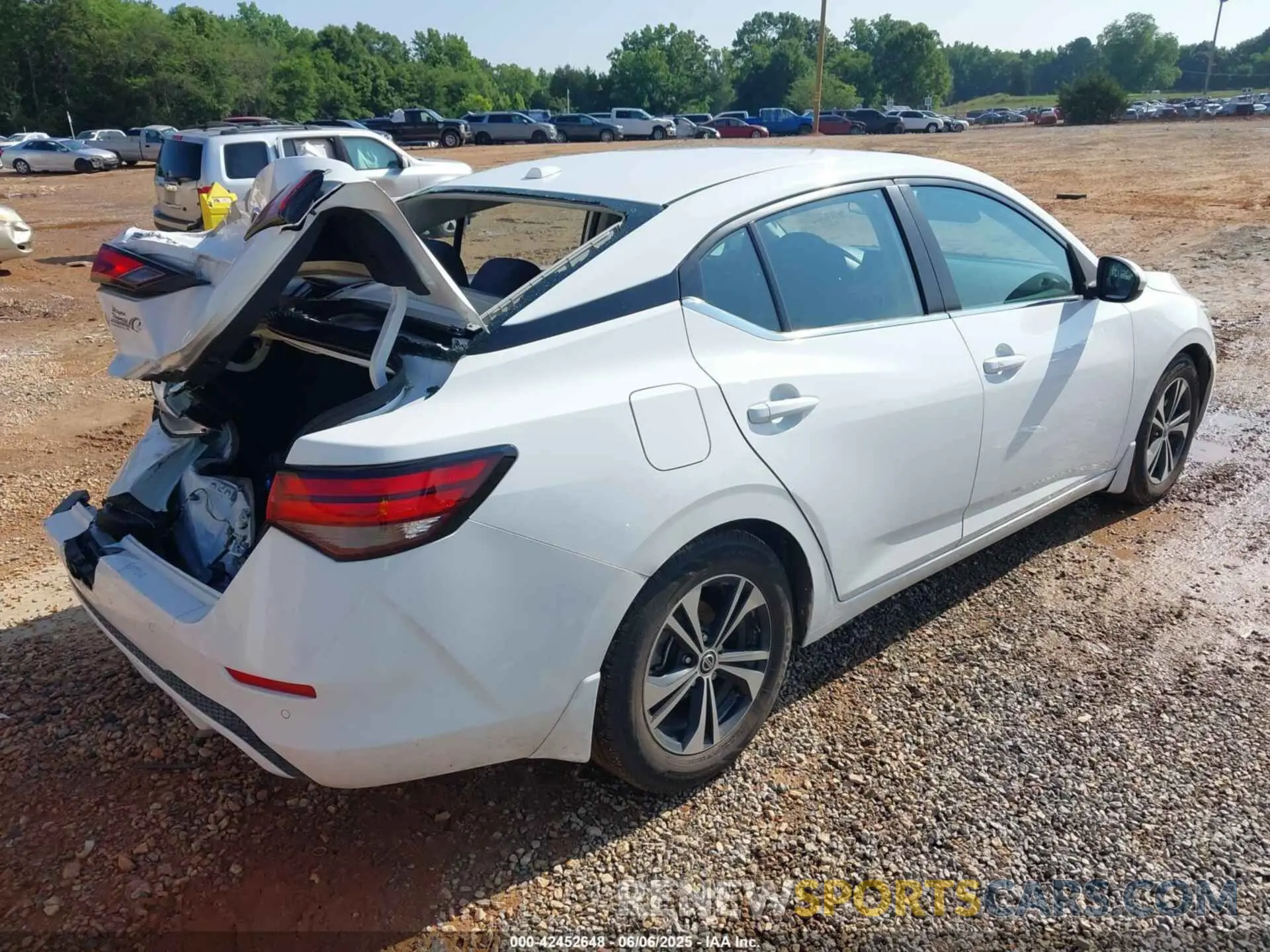 4 Photograph of a damaged car 3N1AB8CVXMY306982 NISSAN SENTRA 2021