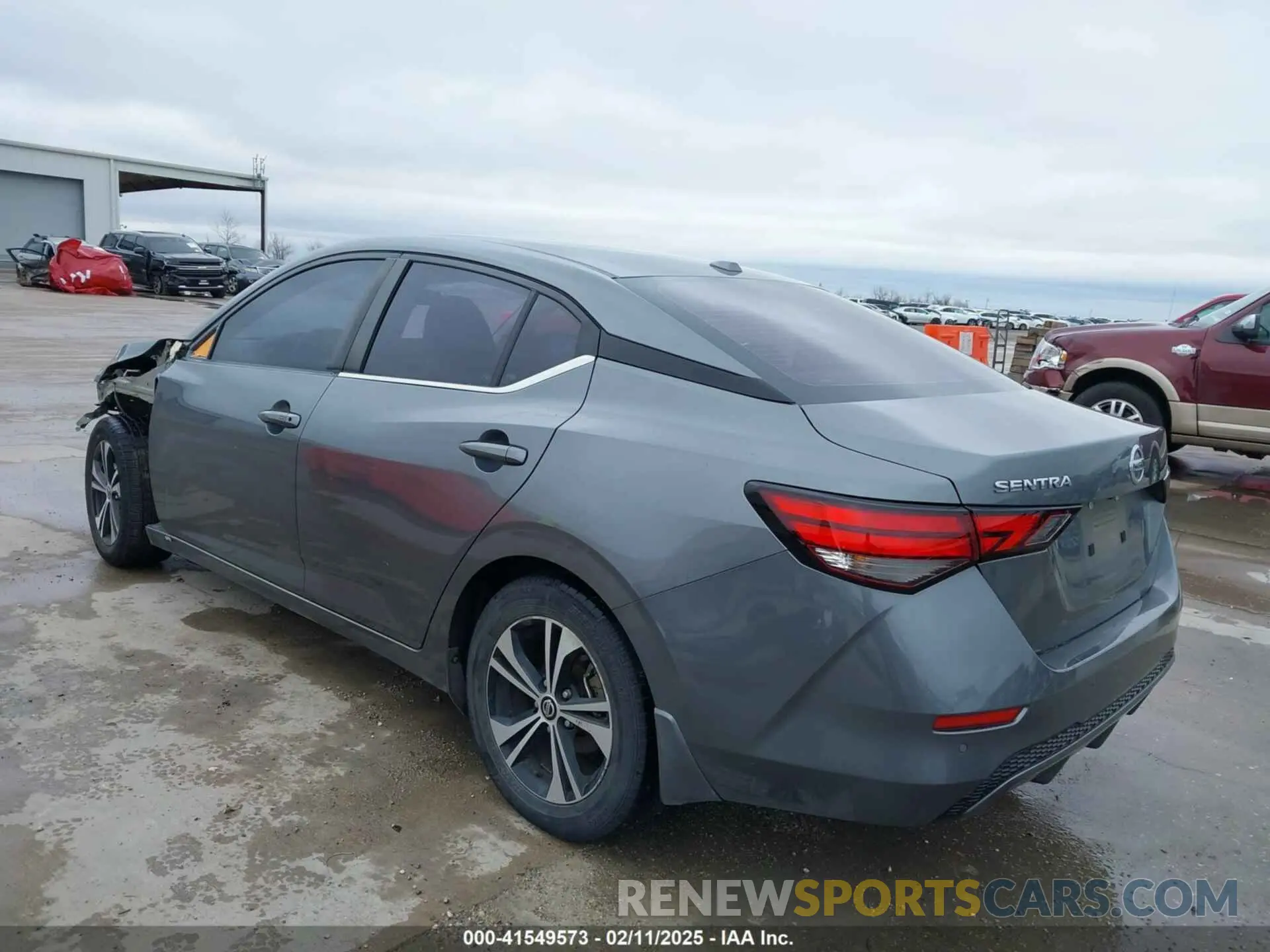 3 Photograph of a damaged car 3N1AB8CVXMY310112 NISSAN SENTRA 2021