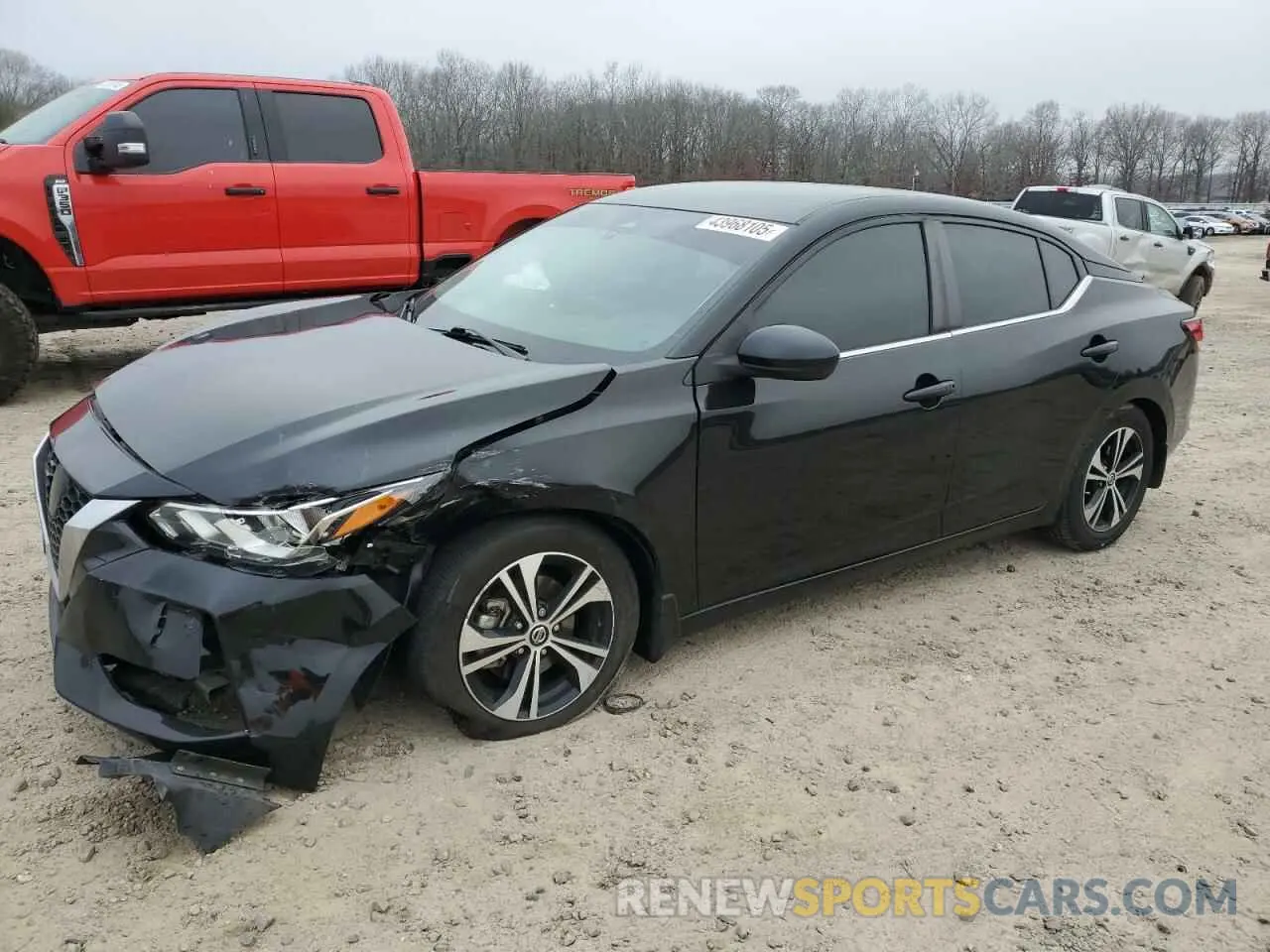 1 Photograph of a damaged car 3N1AB8CVXMY314421 NISSAN SENTRA 2021