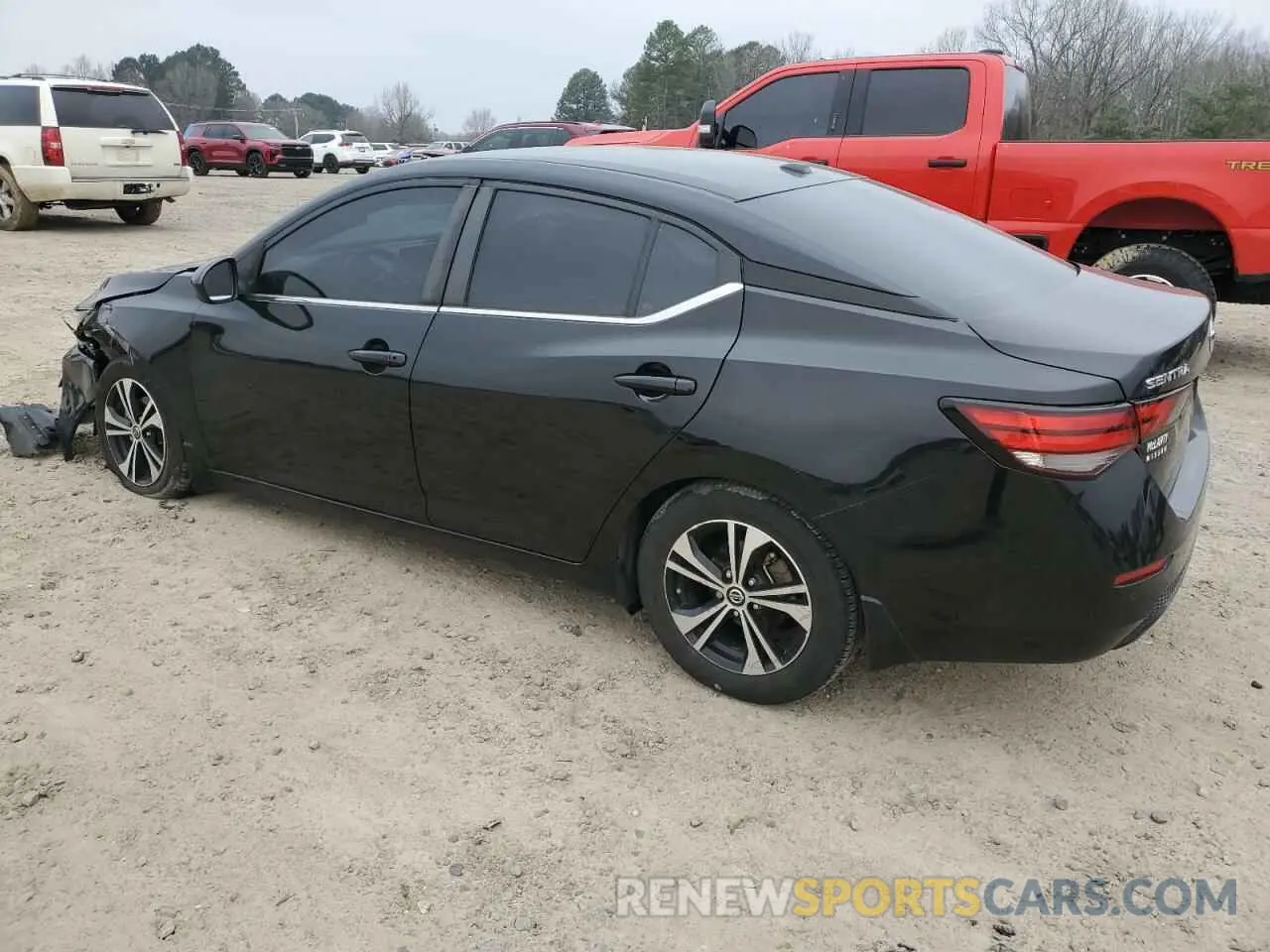 2 Photograph of a damaged car 3N1AB8CVXMY314421 NISSAN SENTRA 2021