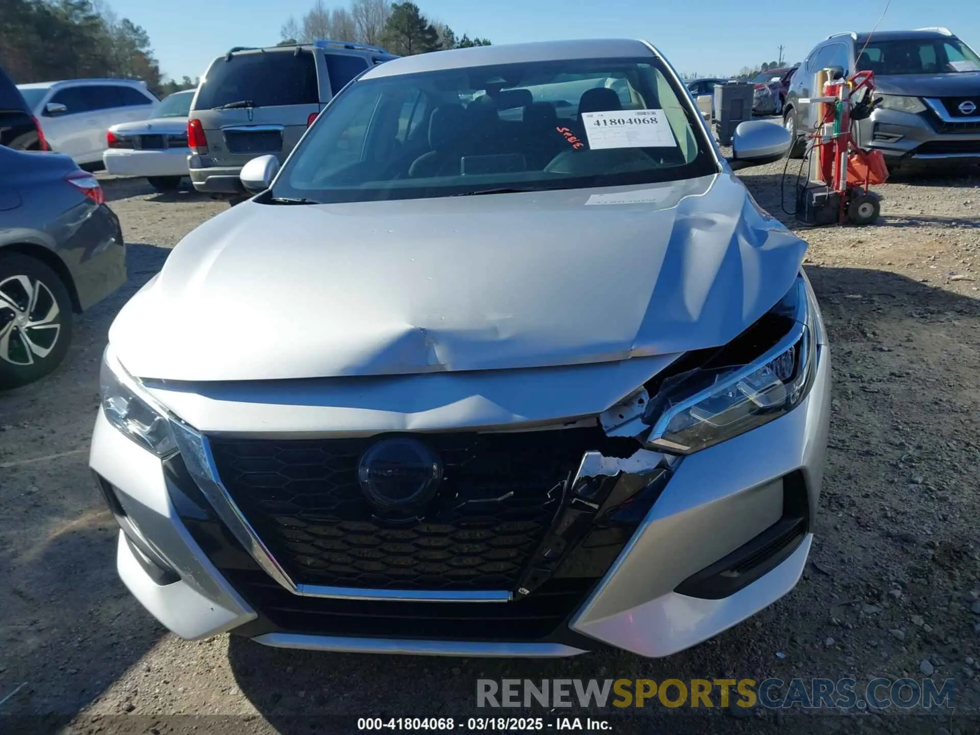 12 Photograph of a damaged car 3N1AB8CVXMY314449 NISSAN SENTRA 2021