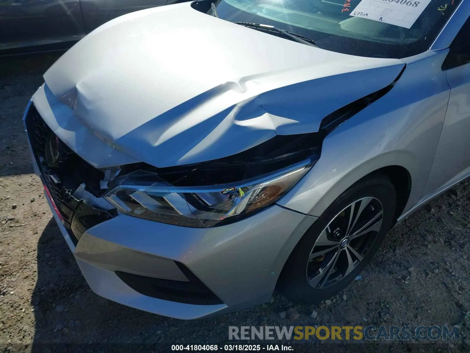 17 Photograph of a damaged car 3N1AB8CVXMY314449 NISSAN SENTRA 2021
