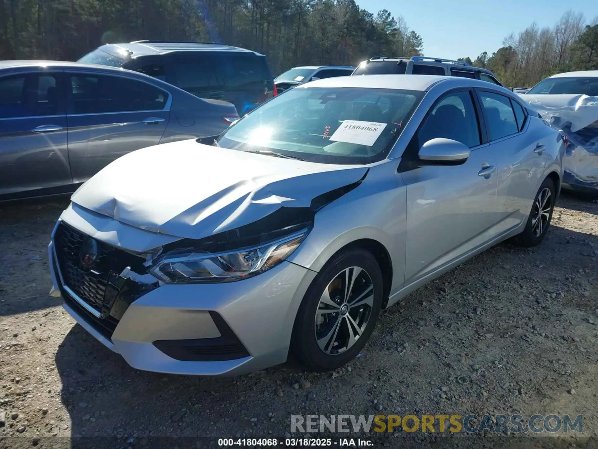2 Photograph of a damaged car 3N1AB8CVXMY314449 NISSAN SENTRA 2021