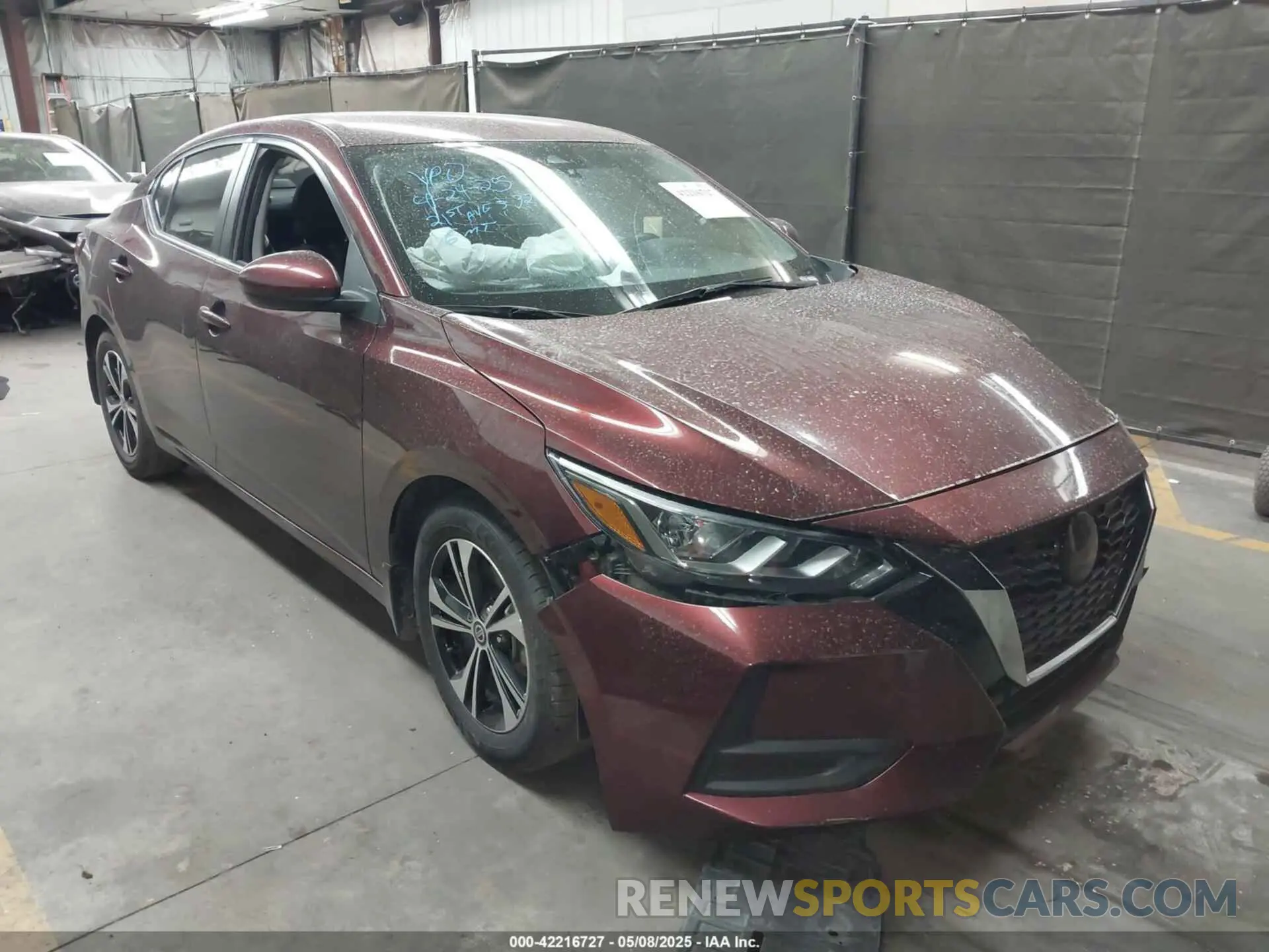 1 Photograph of a damaged car 3N1AB8CVXMY325533 NISSAN SENTRA 2021