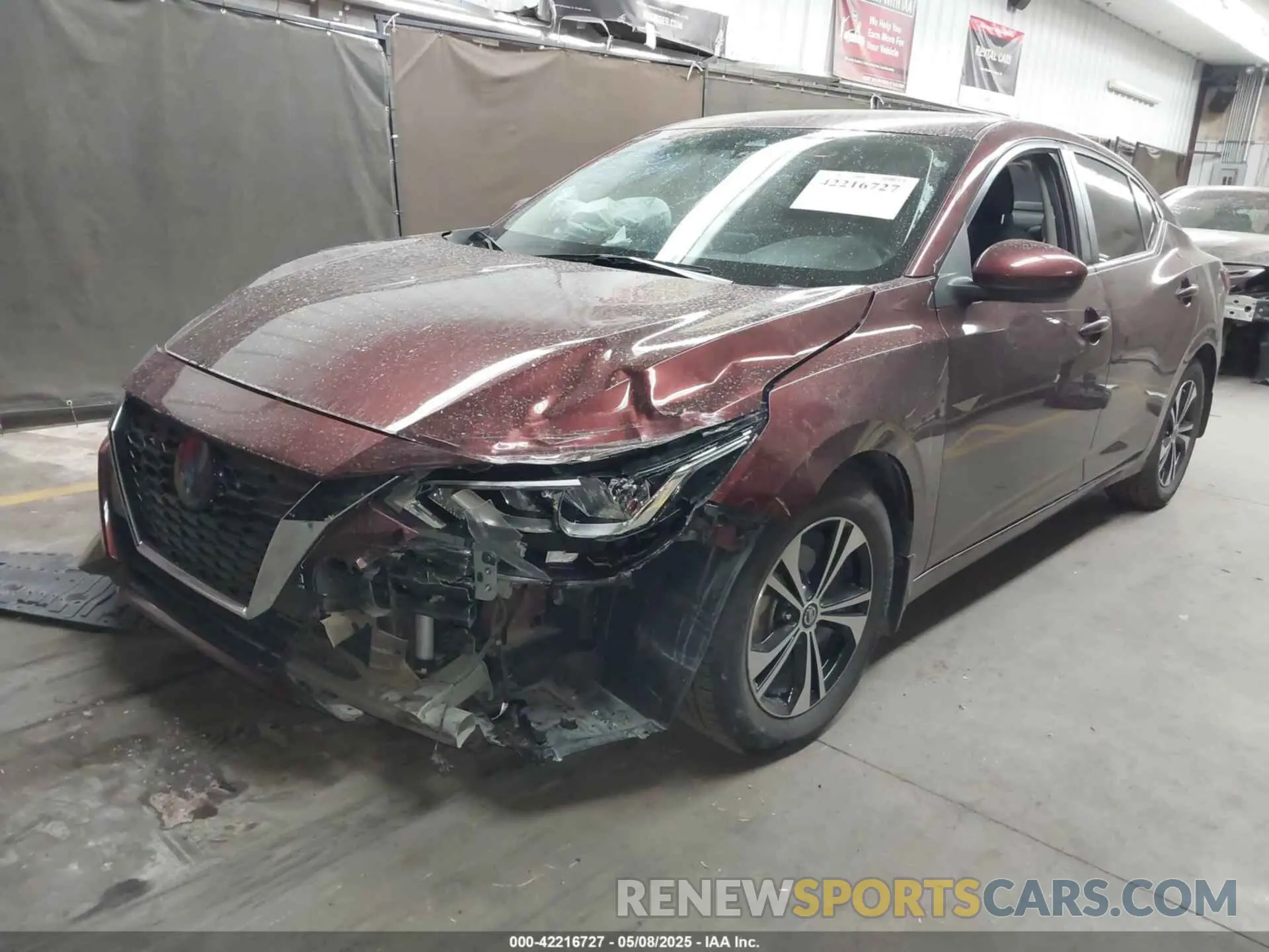 2 Photograph of a damaged car 3N1AB8CVXMY325533 NISSAN SENTRA 2021
