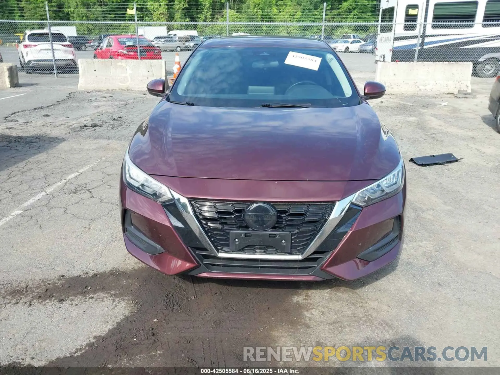 12 Photograph of a damaged car 3N1AB8CVXMY326228 NISSAN SENTRA 2021