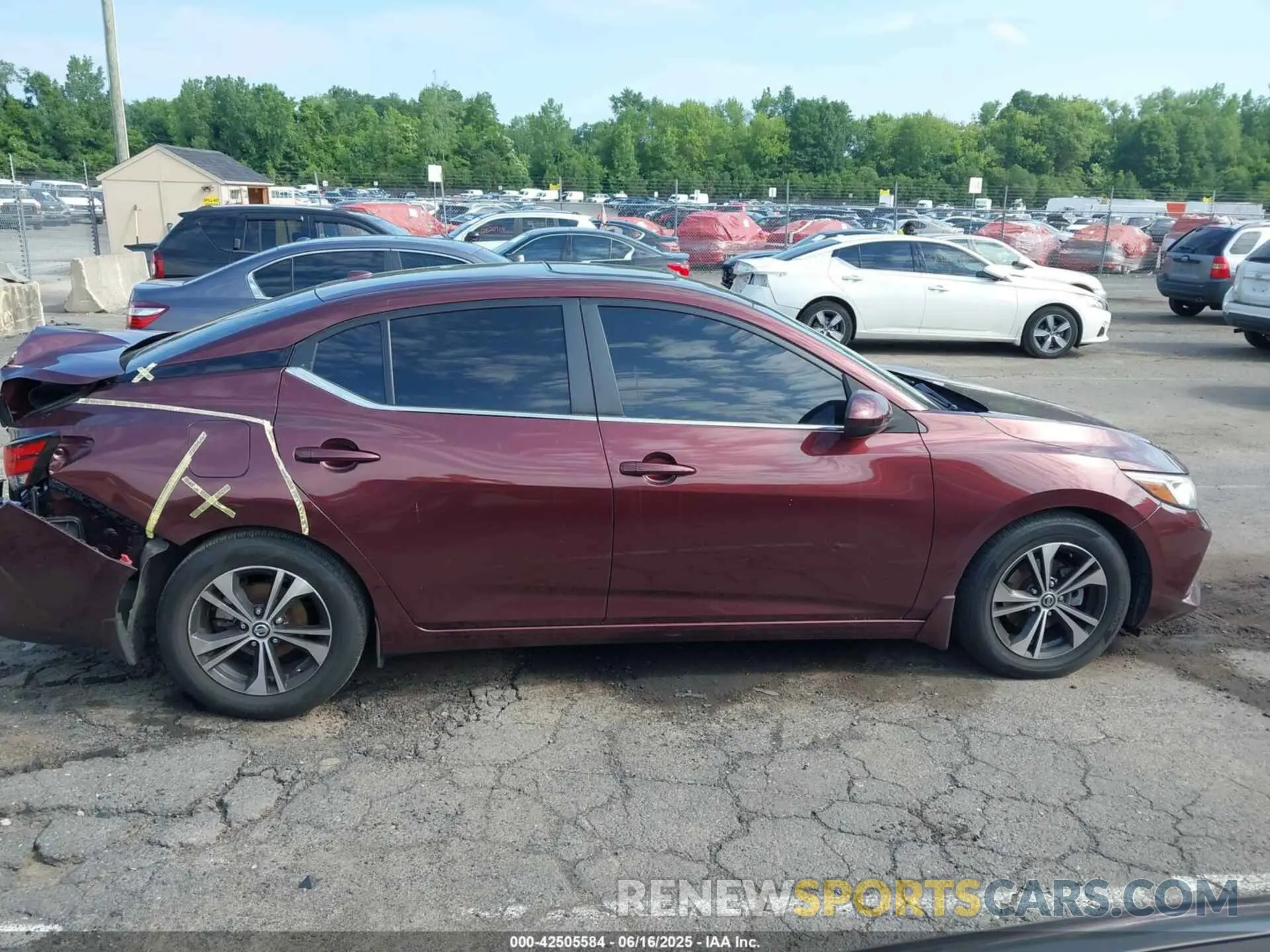 13 Photograph of a damaged car 3N1AB8CVXMY326228 NISSAN SENTRA 2021