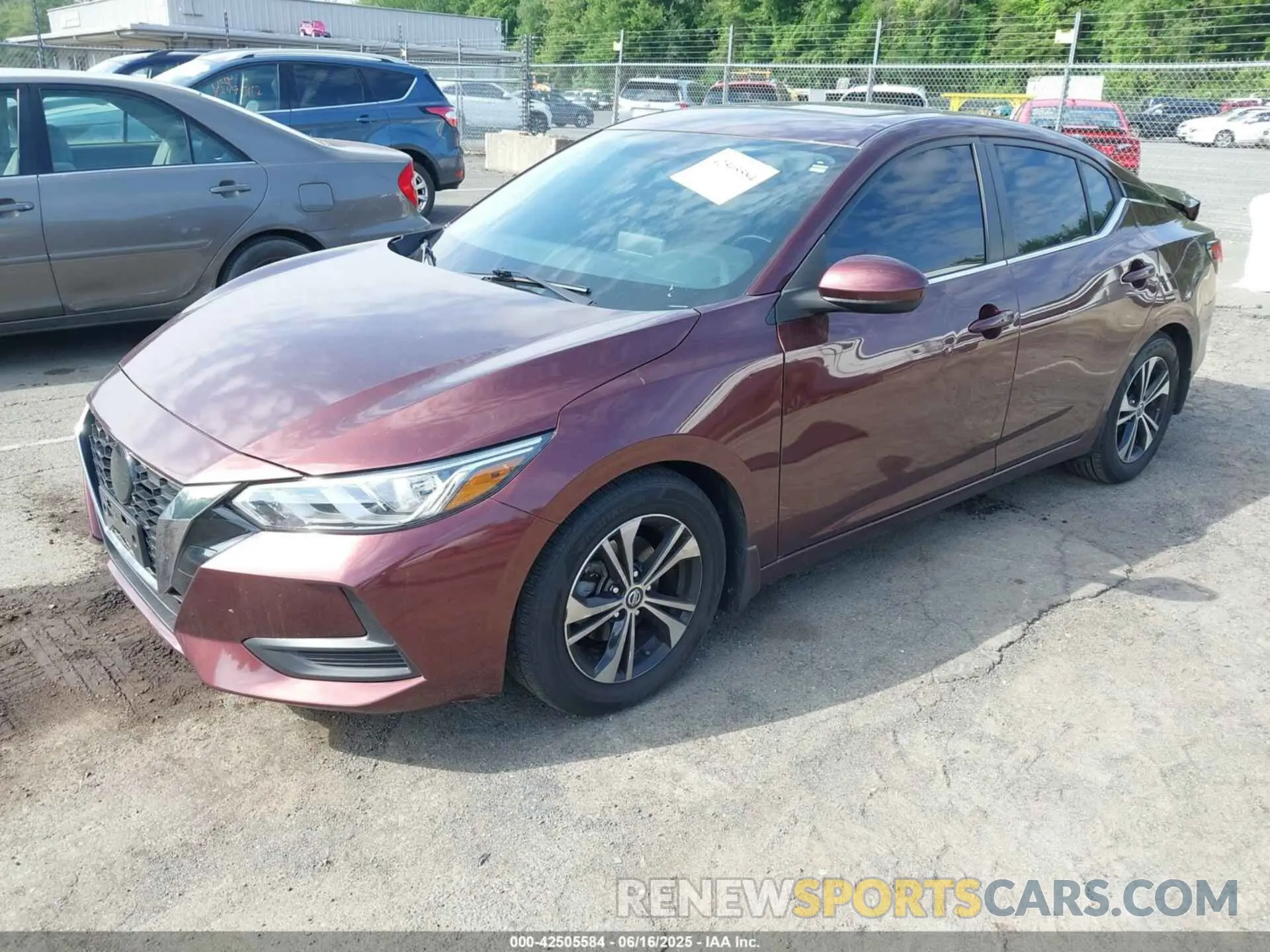 2 Photograph of a damaged car 3N1AB8CVXMY326228 NISSAN SENTRA 2021