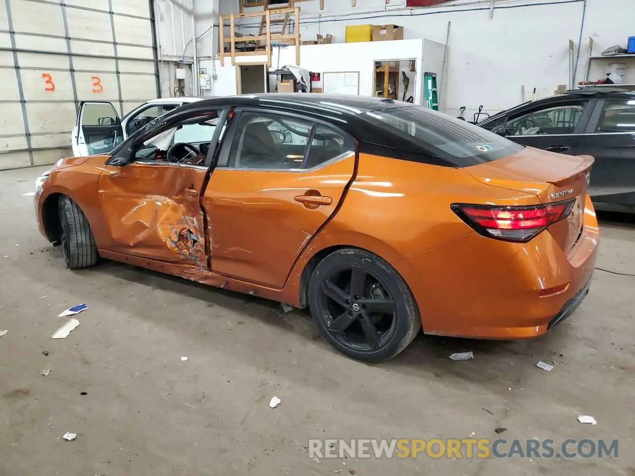 2 Photograph of a damaged car 3N1AB8DV0MY204444 NISSAN SENTRA 2021