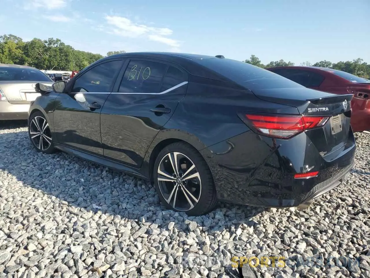 2 Photograph of a damaged car 3N1AB8DV0MY209577 NISSAN SENTRA 2021