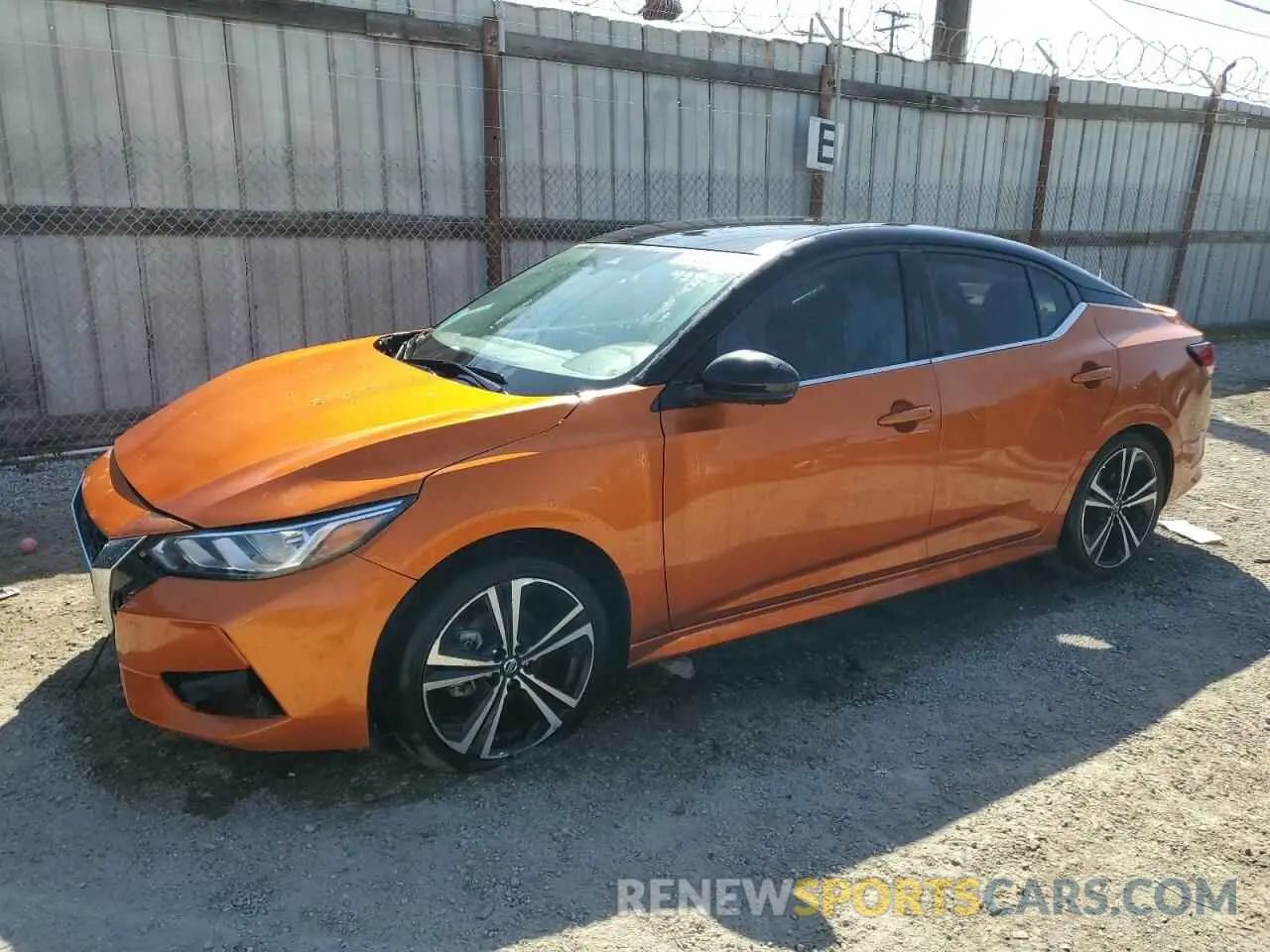 1 Photograph of a damaged car 3N1AB8DV0MY231496 NISSAN SENTRA 2021