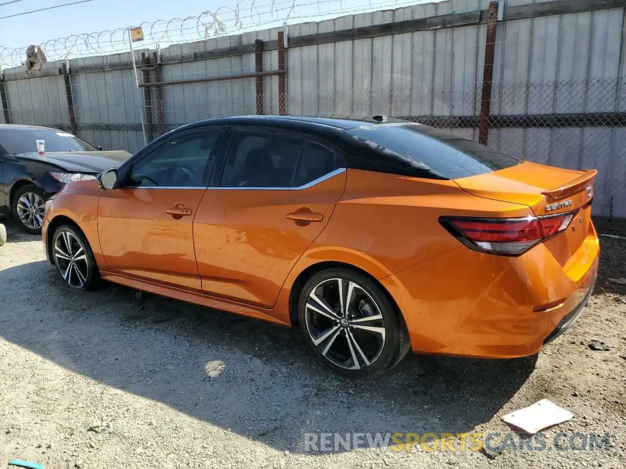 2 Photograph of a damaged car 3N1AB8DV0MY231496 NISSAN SENTRA 2021