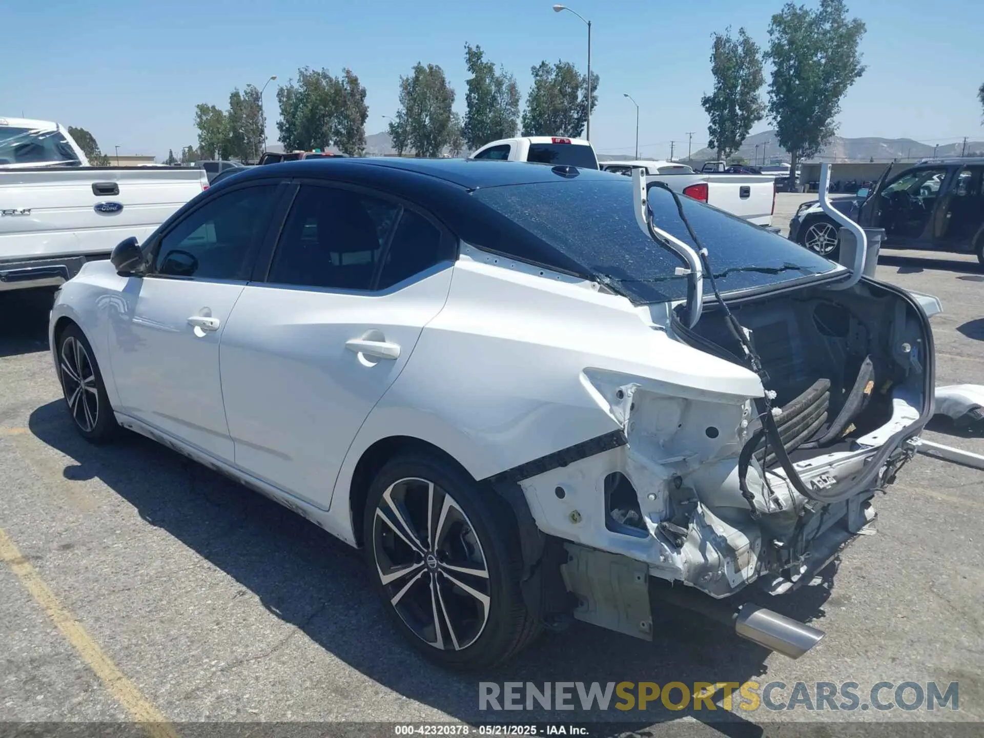 3 Photograph of a damaged car 3N1AB8DV0MY245835 NISSAN SENTRA 2021
