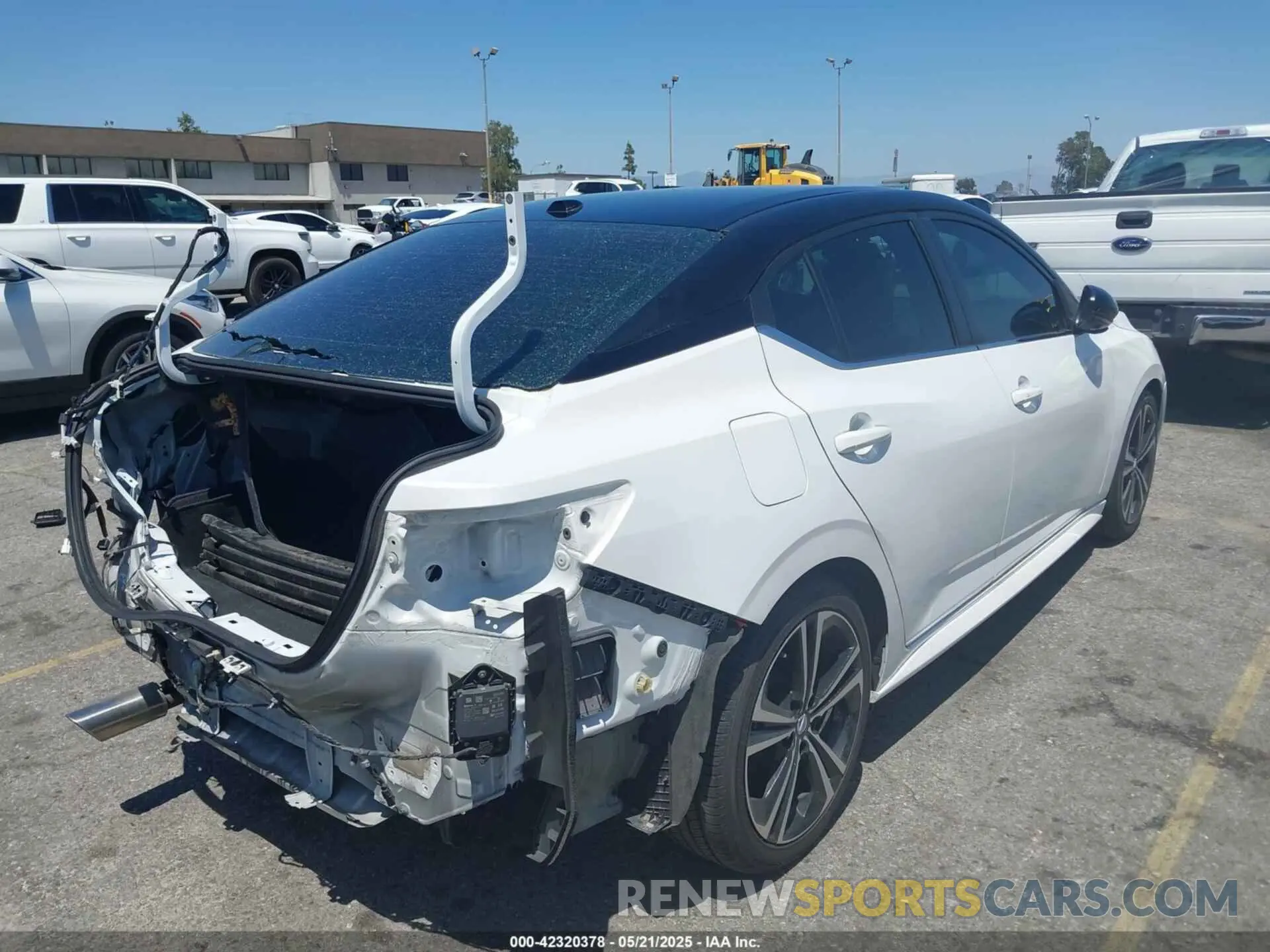 4 Photograph of a damaged car 3N1AB8DV0MY245835 NISSAN SENTRA 2021