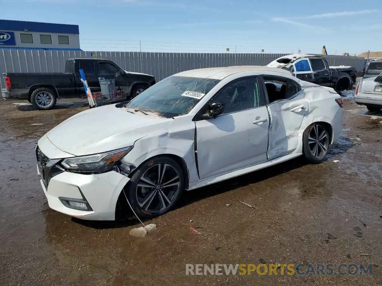 1 Photograph of a damaged car 3N1AB8DV0MY288944 NISSAN SENTRA 2021