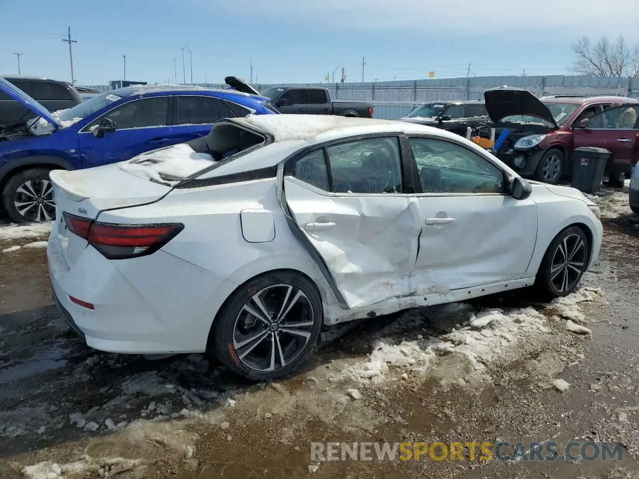 3 Photograph of a damaged car 3N1AB8DV0MY288944 NISSAN SENTRA 2021