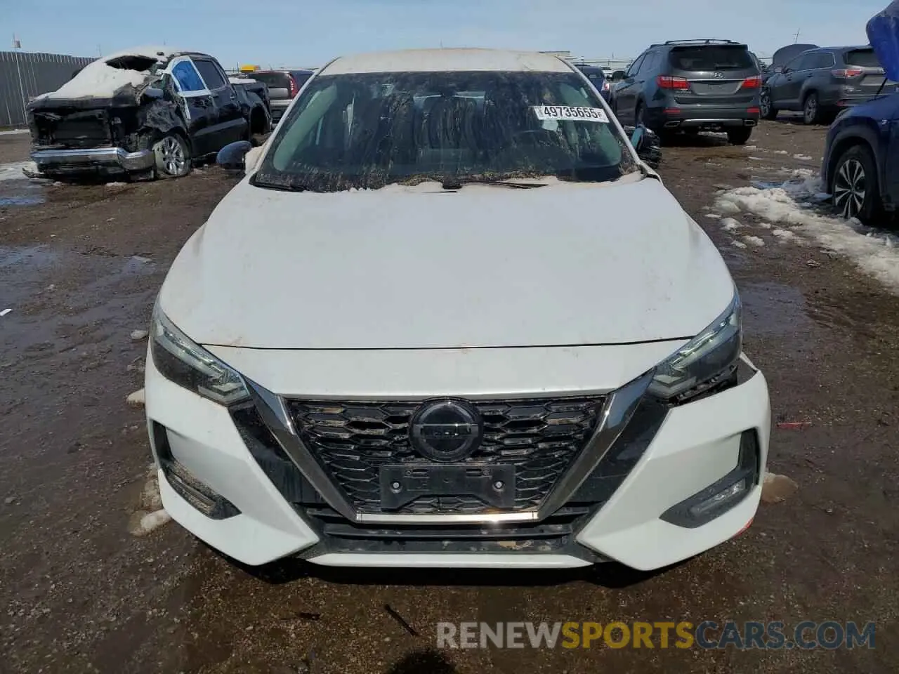 5 Photograph of a damaged car 3N1AB8DV0MY288944 NISSAN SENTRA 2021