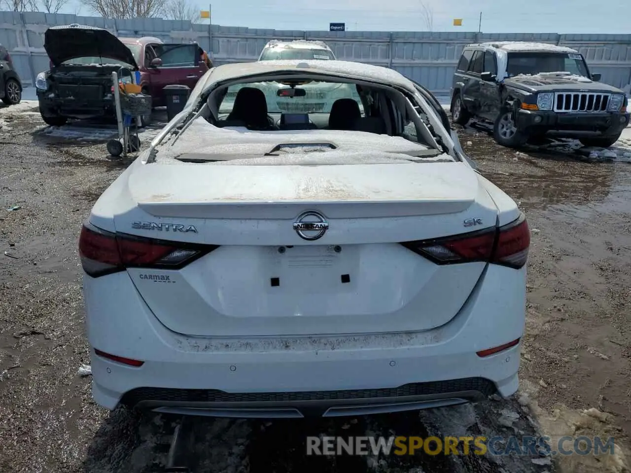 6 Photograph of a damaged car 3N1AB8DV0MY288944 NISSAN SENTRA 2021