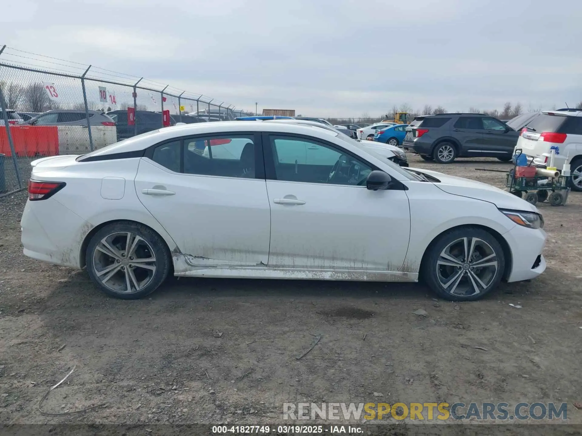 13 Photograph of a damaged car 3N1AB8DV0MY305161 NISSAN SENTRA 2021