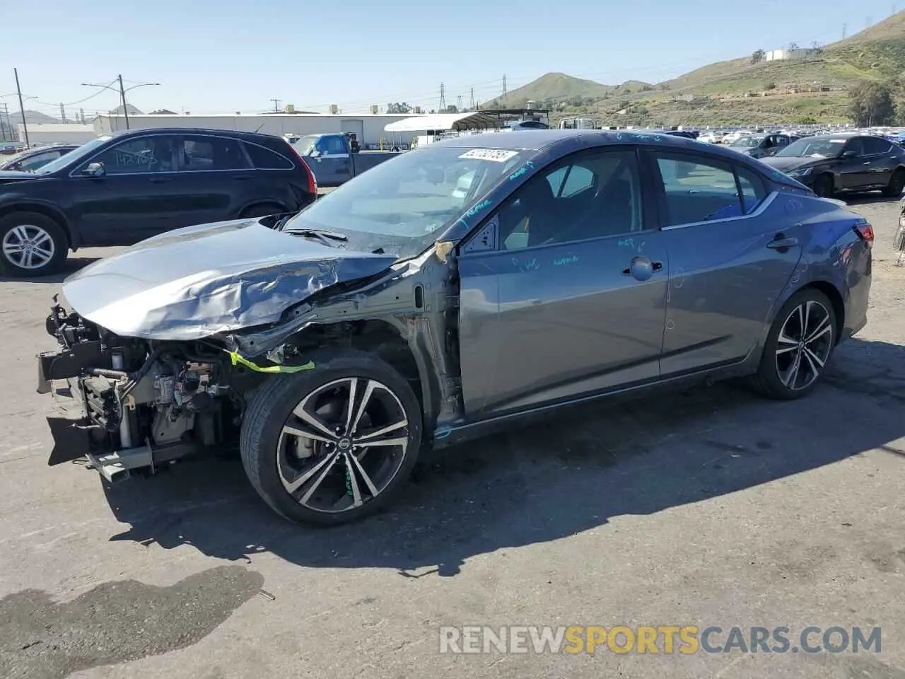 1 Photograph of a damaged car 3N1AB8DV0MY311705 NISSAN SENTRA 2021