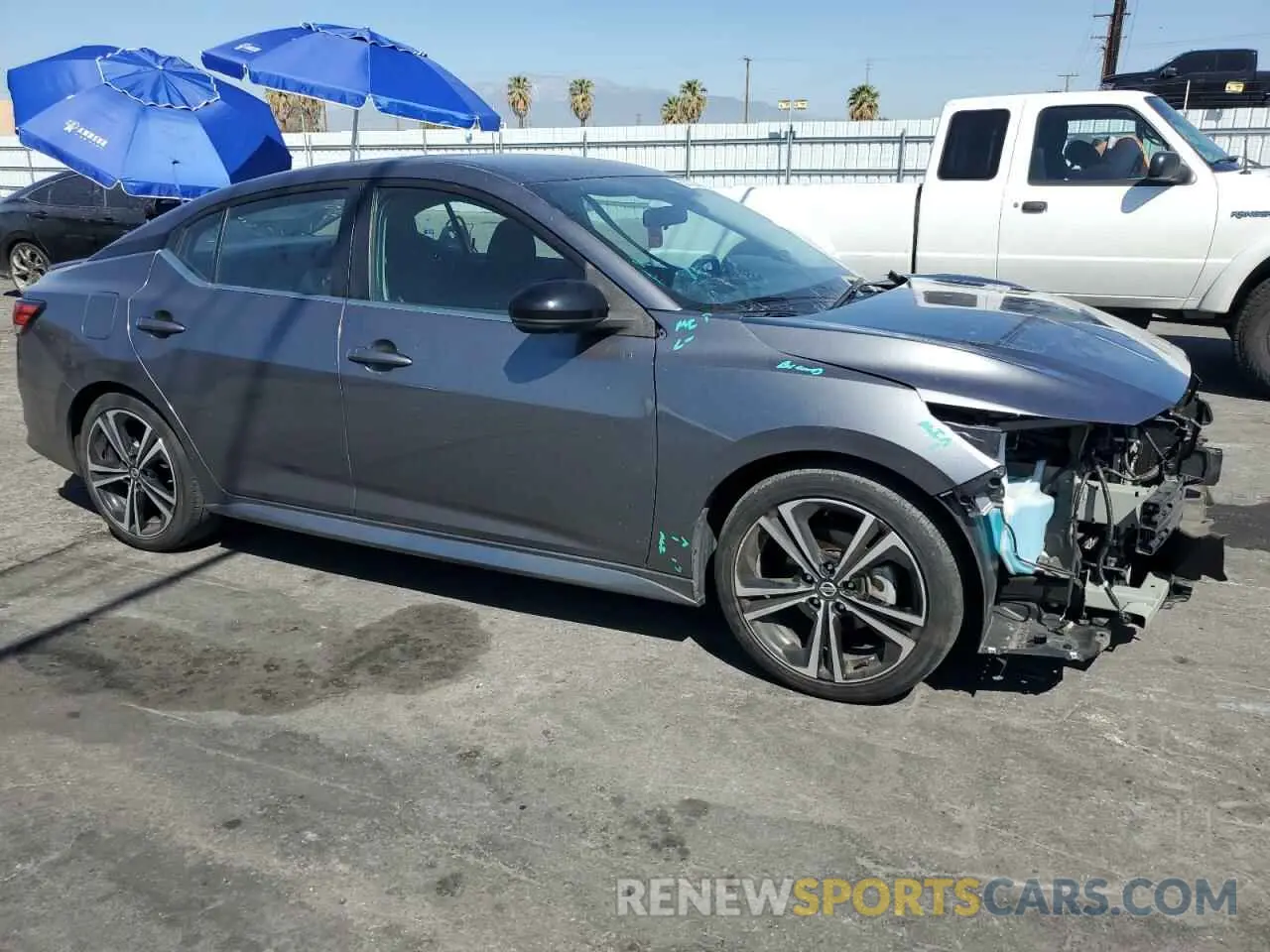 4 Photograph of a damaged car 3N1AB8DV0MY311705 NISSAN SENTRA 2021