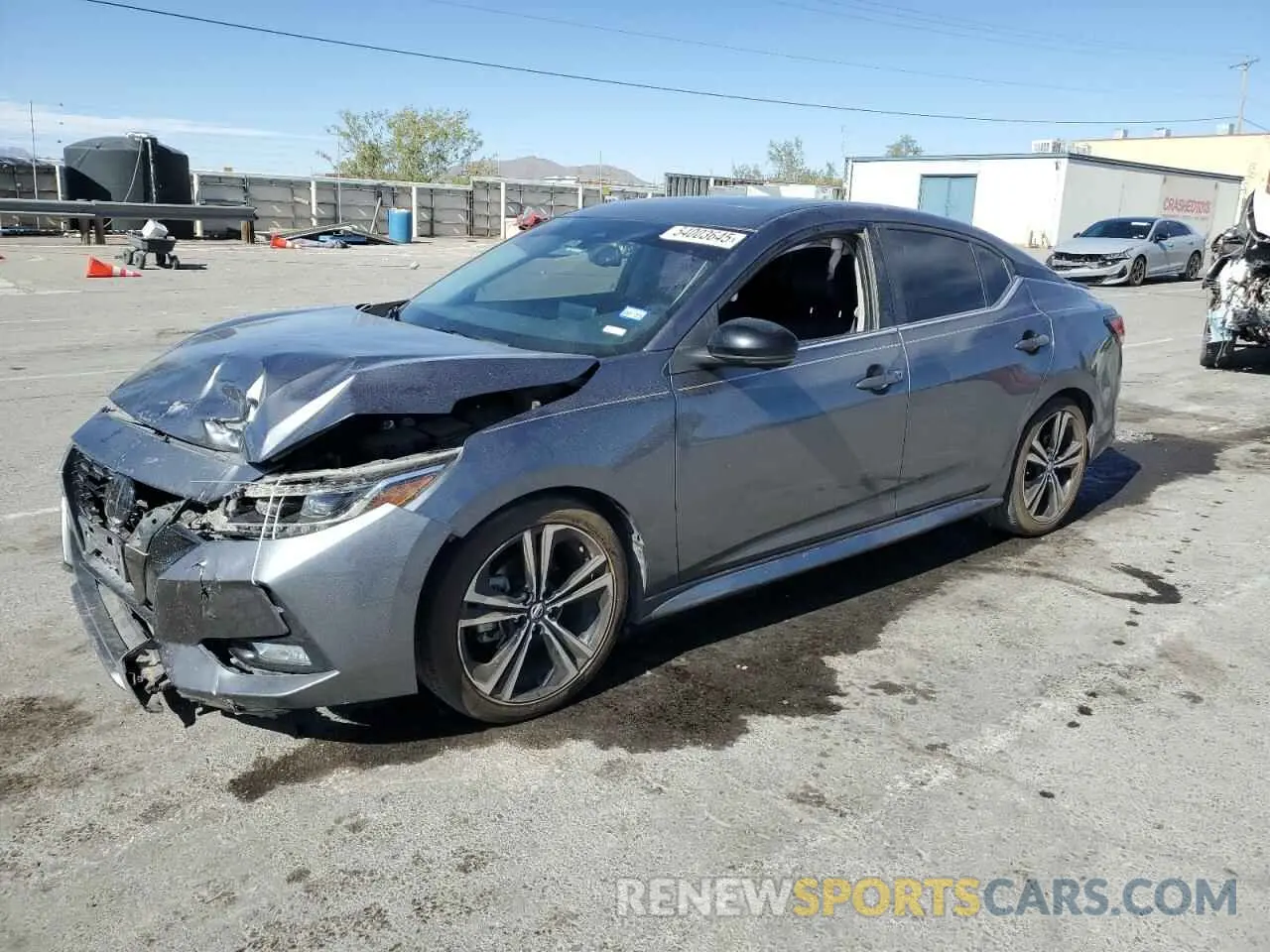 1 Photograph of a damaged car 3N1AB8DV0MY313955 NISSAN SENTRA 2021