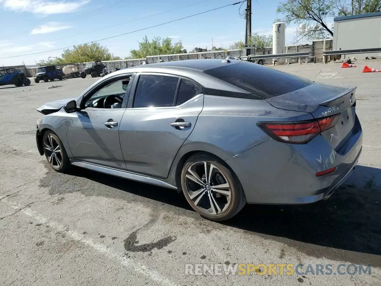 2 Photograph of a damaged car 3N1AB8DV0MY313955 NISSAN SENTRA 2021