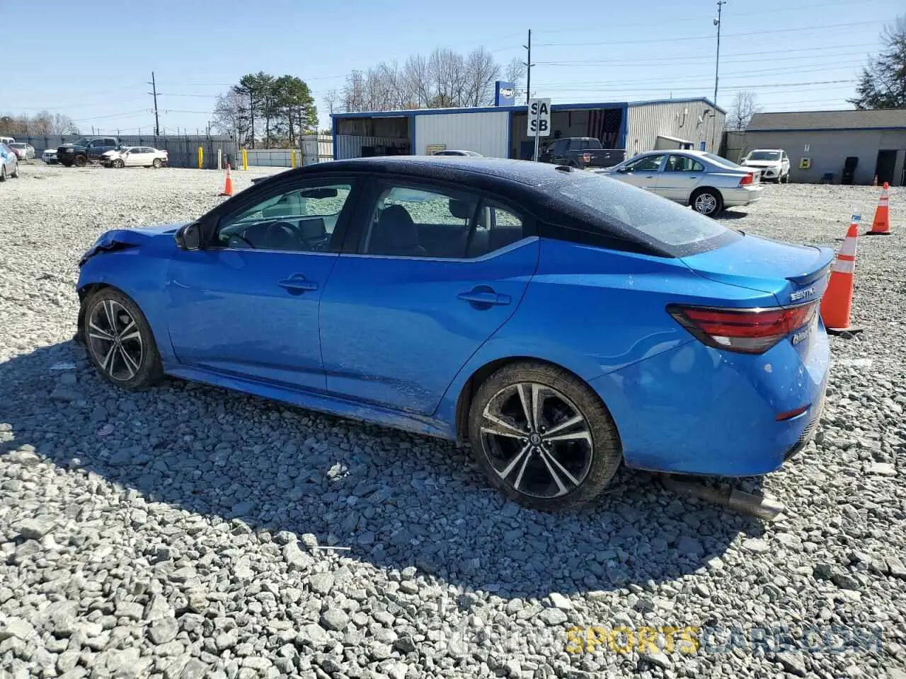 2 Photograph of a damaged car 3N1AB8DV0MY318914 NISSAN SENTRA 2021