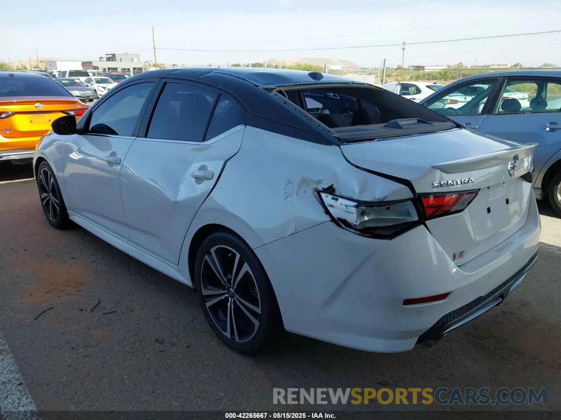 3 Photograph of a damaged car 3N1AB8DV1MY210883 NISSAN SENTRA 2021